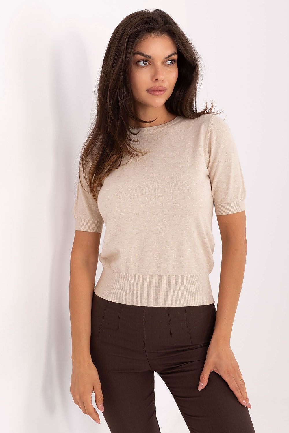 Short sleeve sweater model 217628 Factory Price