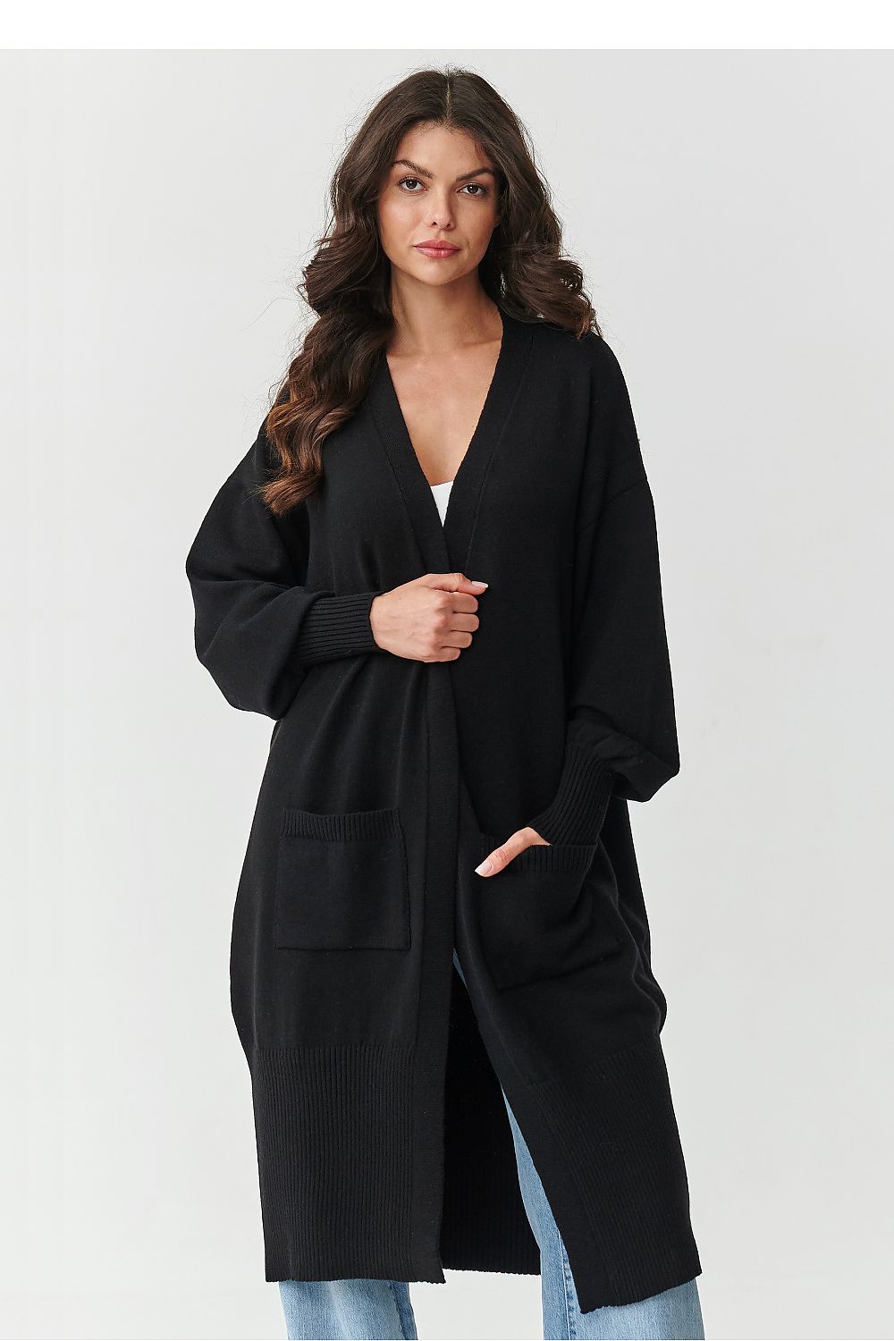 Cardigan model 218107 Makadamia