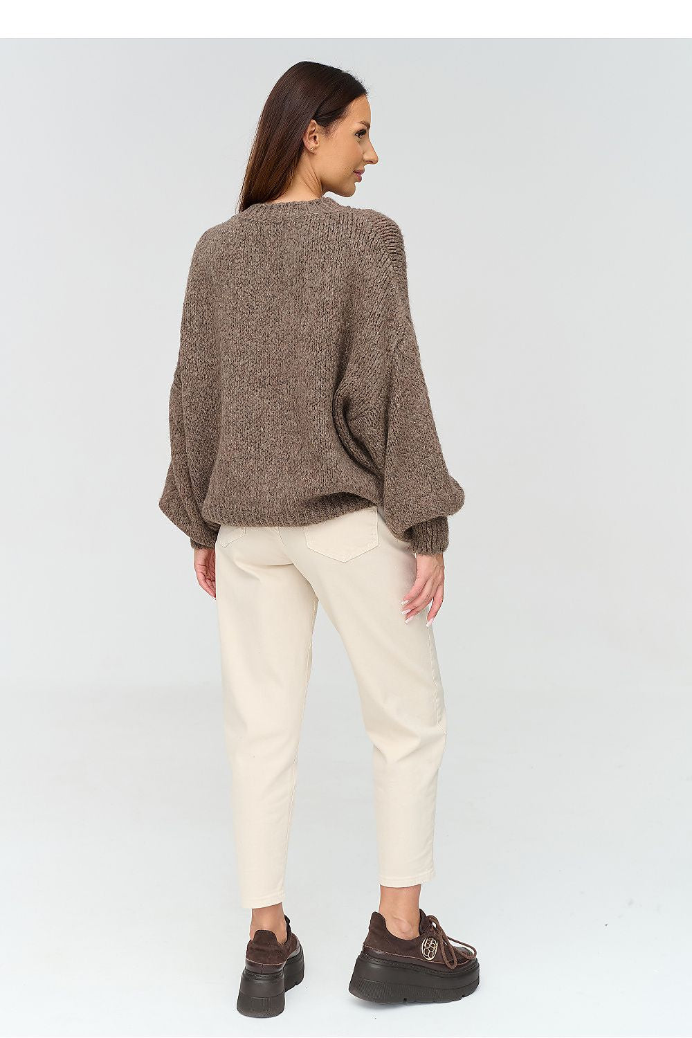 Jumper model 231986 Makadamia