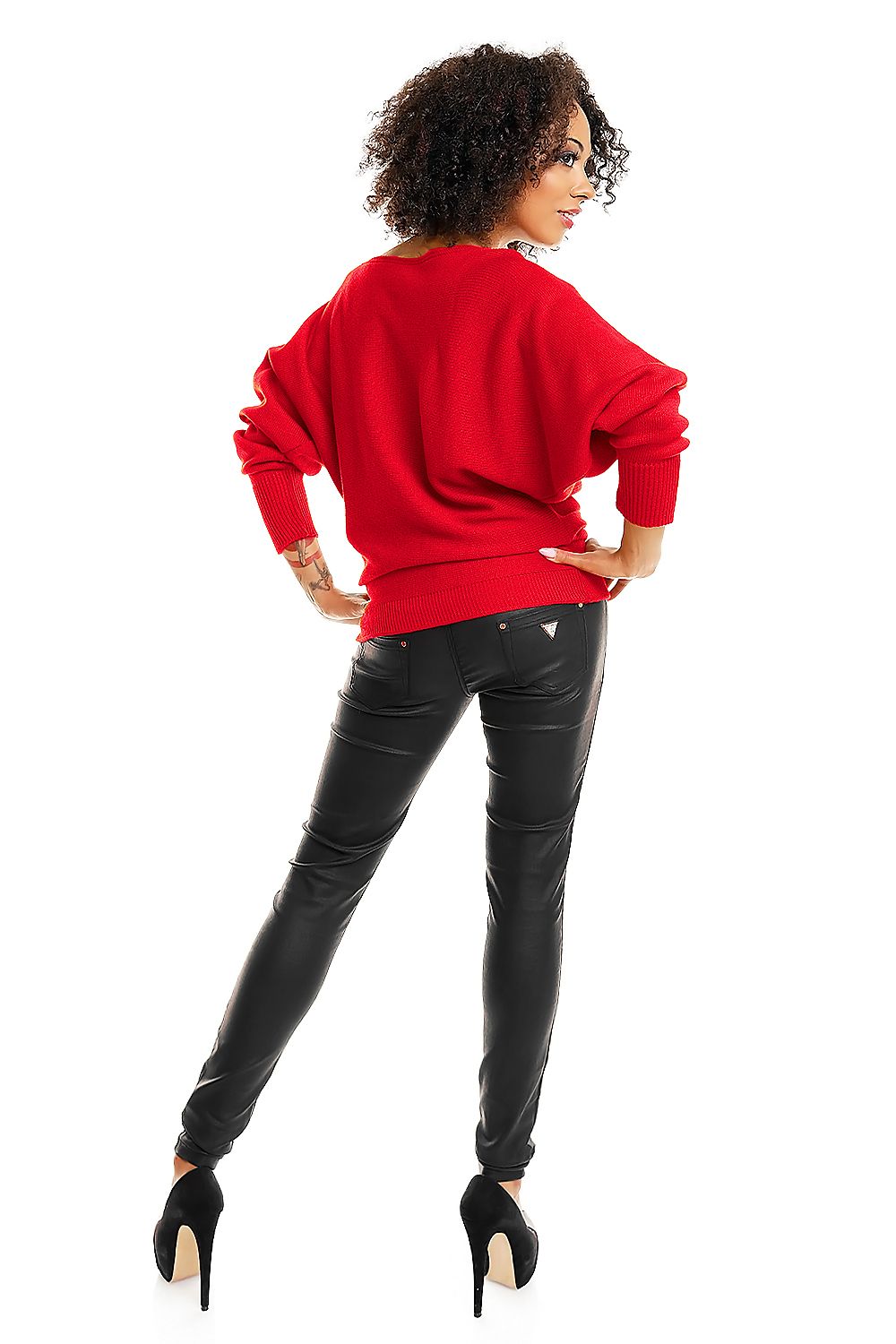 Bat style blouse model 84279 PeeKaBoo
