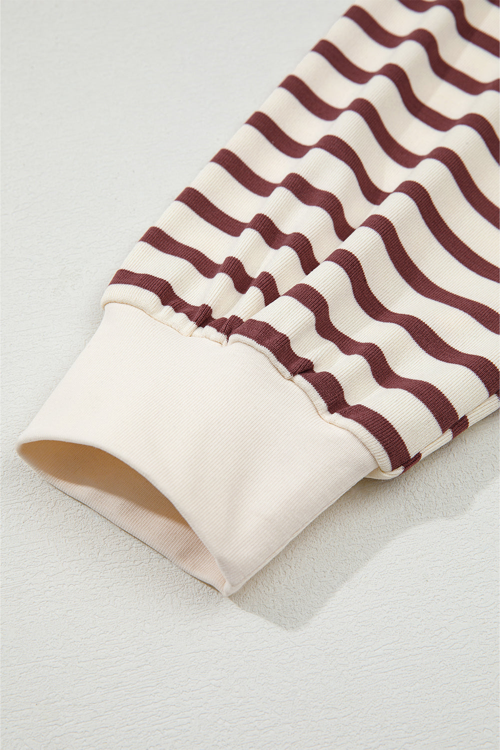 Red Dahlia Striped Henley Top