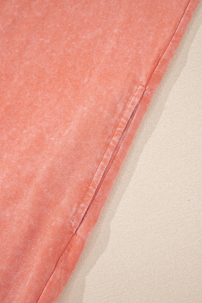 Beau Blue Mineral Wash Pocket Tank Mini Dress