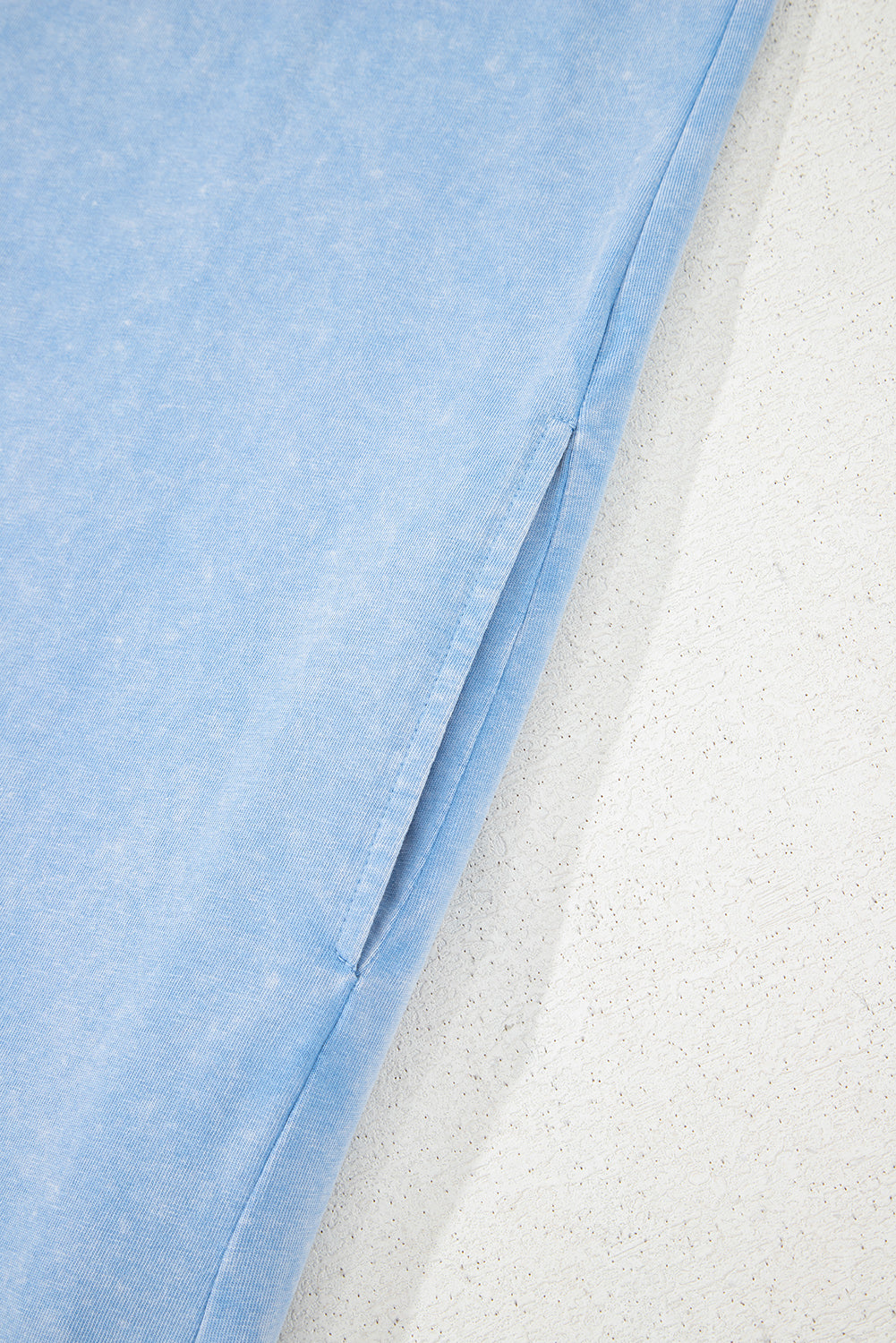 Beau Blue Mineral Wash Pocket Tank Mini Dress