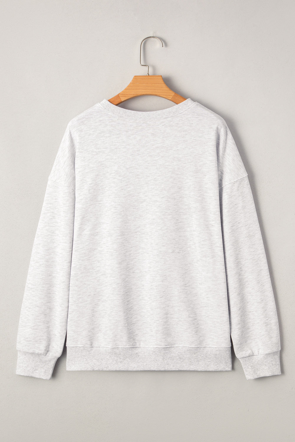 Blue GAME DAY Vintage Washed Letter Graphic Baggy Sweatshirt