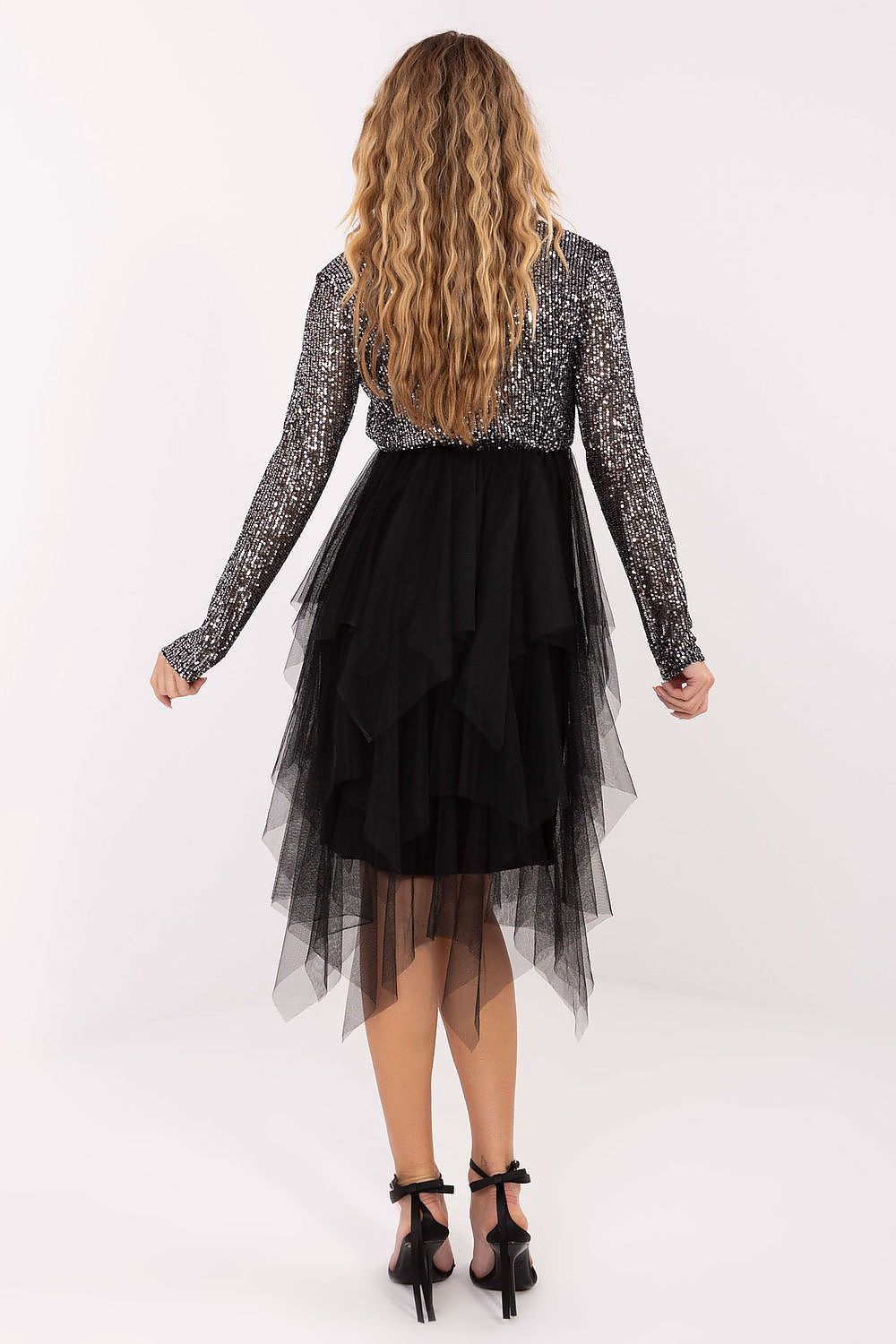  Short dress model 221078 Italy Moda 