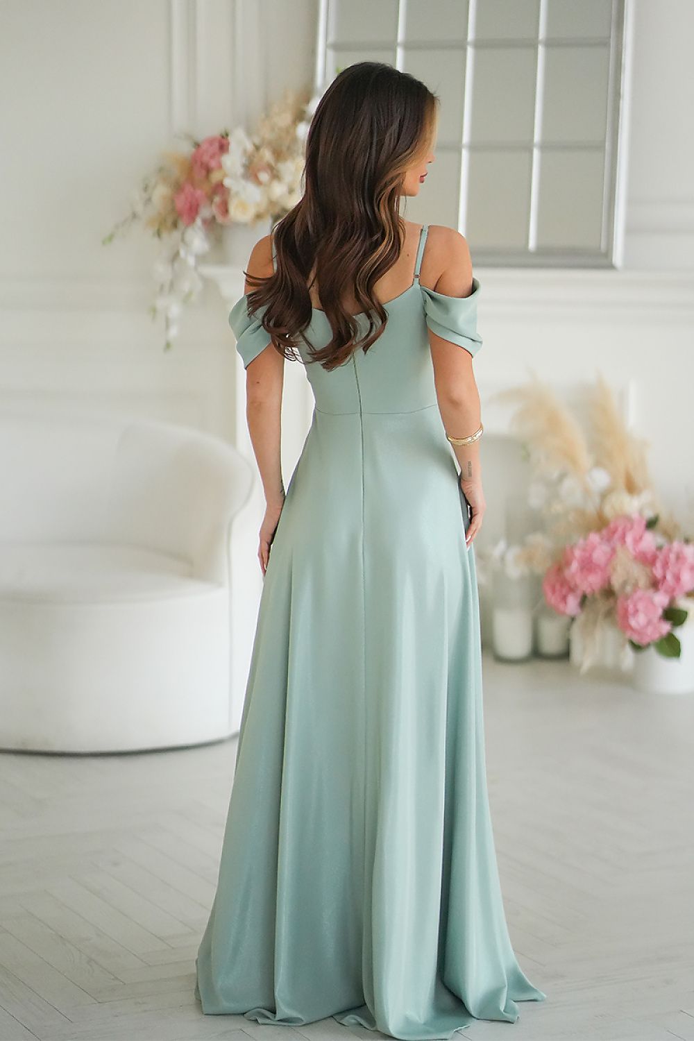  Long dress model 230922 Bicotone 