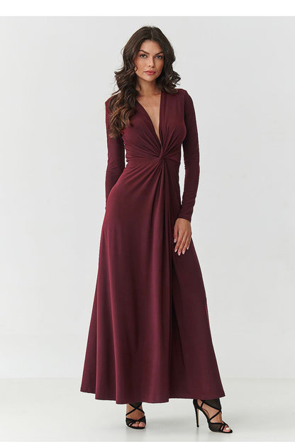  Long dress model 232063 Makadamia 