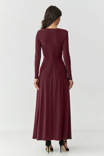  Long dress model 232063 Makadamia 