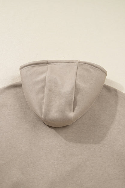 Goat Bow Embroidered Zip Up Hoodie